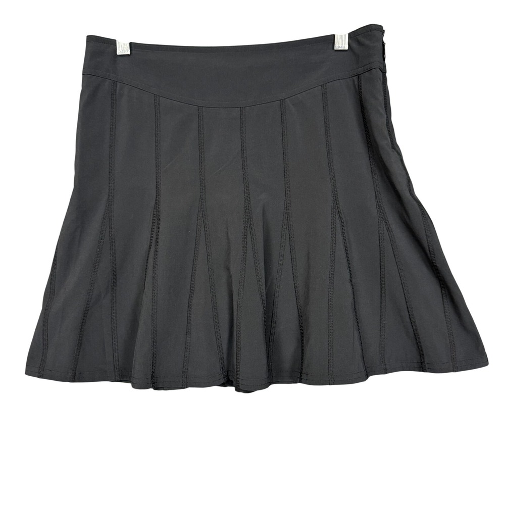 Athleta Skort Womens 6 Black Wear About Athletic Pleated Skirt 964574 Activewear